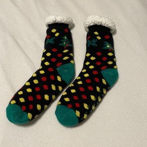 NWOT Fleece lined Christmas Socks